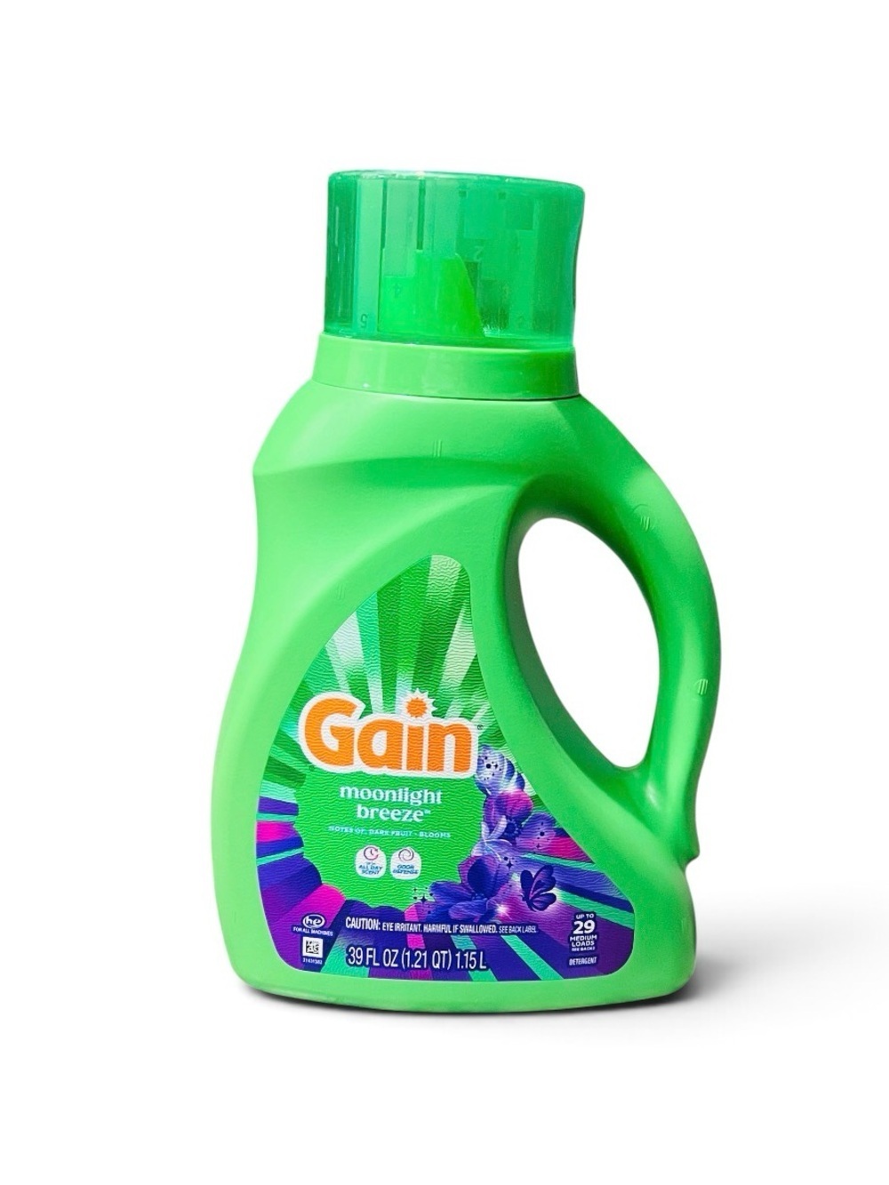 Gain Moonlight Breeze Liquid Detergent - Green 29 loads